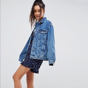ASOS DESIGN denim girlfriend jacket